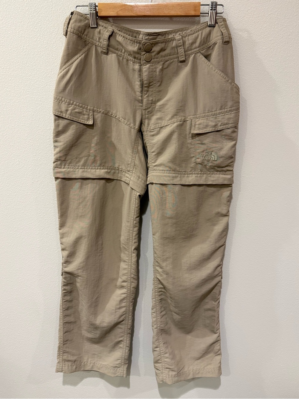 The North Face Women's Tan Straight-Leg Convertible Pants